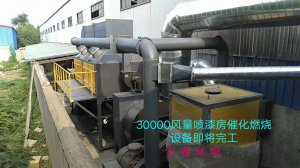 活性炭吸附加低温催化燃烧废气处理设备